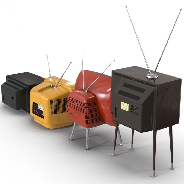 Retro TV Collection 3D model