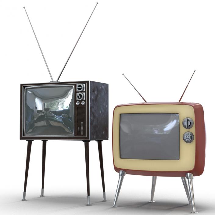 Retro TV Collection 3D model