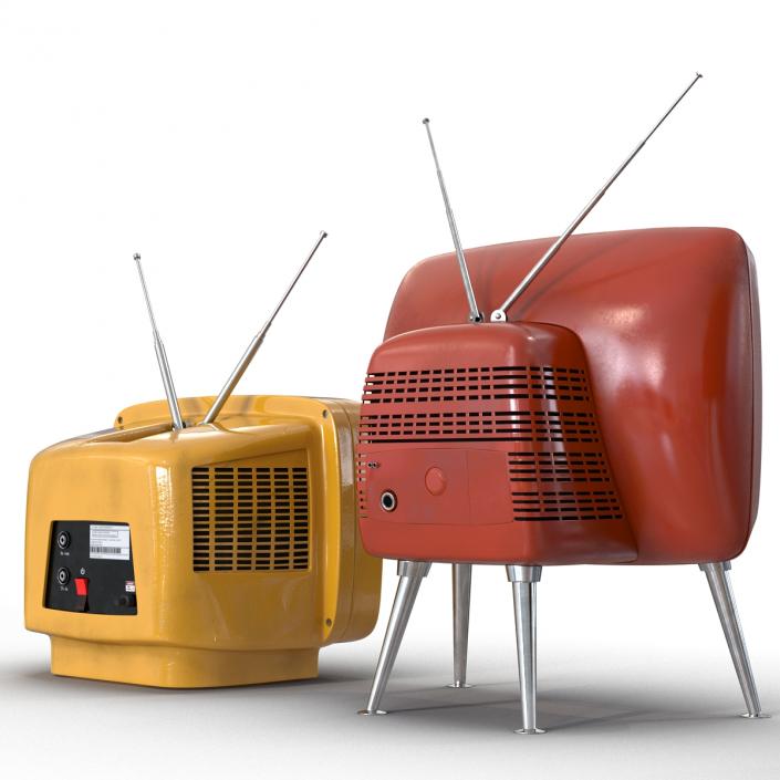 Retro TV Collection 3D model