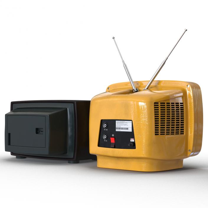 Retro TV Collection 3D model