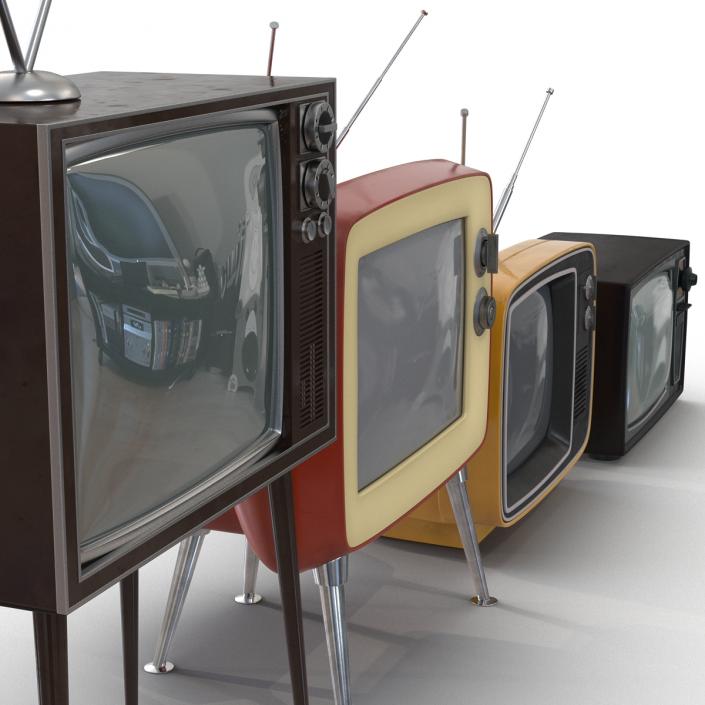 Retro TV Collection 3D model