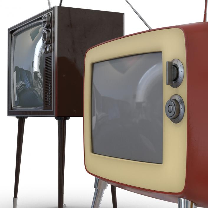 Retro TV Collection 3D model