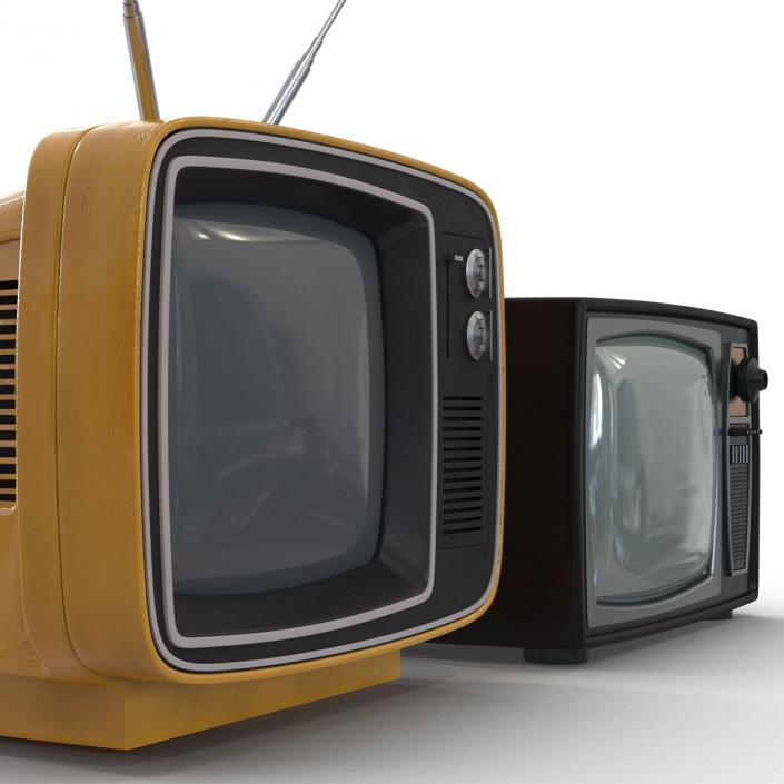 Retro TV Collection 3D model