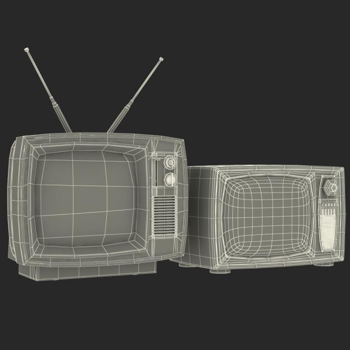 Retro TV Collection 3D model