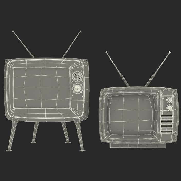 Retro TV Collection 3D model