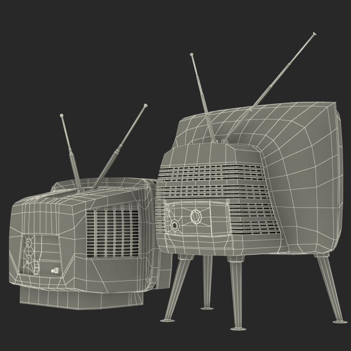 Retro TV Collection 3D model