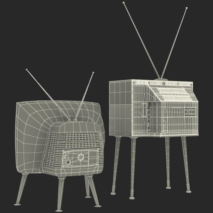 Retro TV Collection 3D model