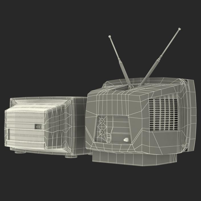 Retro TV Collection 3D model