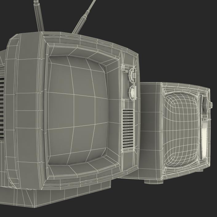 Retro TV Collection 3D model