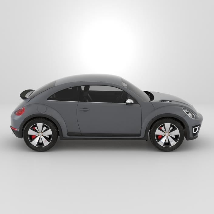 3D Volkswagen Beetle 2016 Simple Interior model