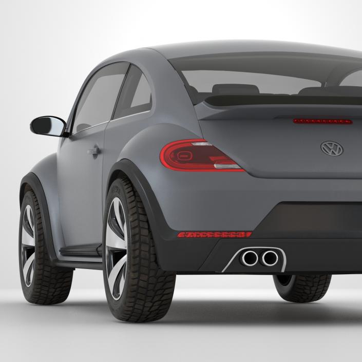 3D Volkswagen Beetle 2016 Simple Interior model