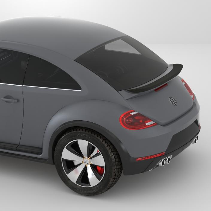 3D Volkswagen Beetle 2016 Simple Interior model