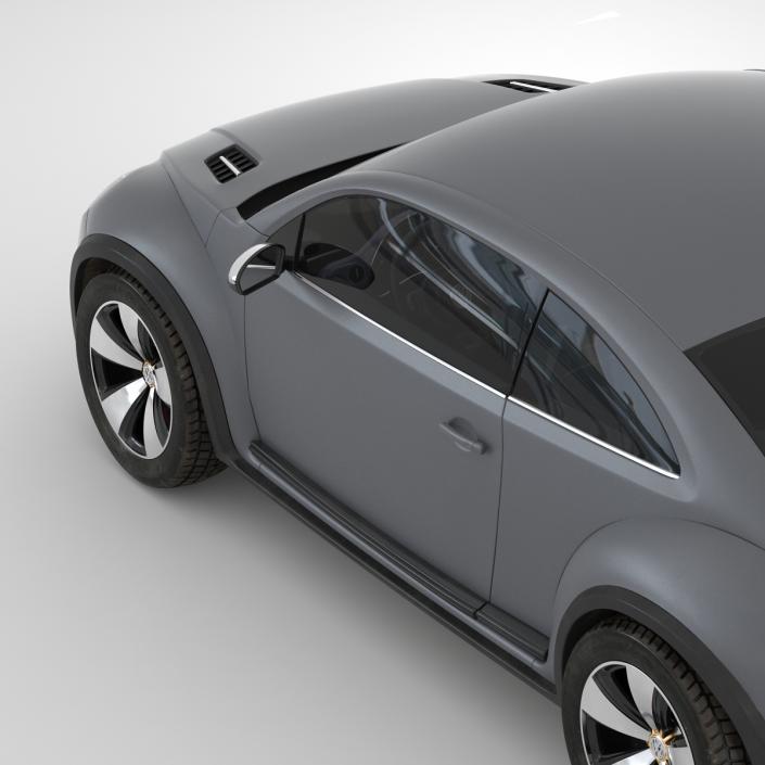 3D Volkswagen Beetle 2016 Simple Interior model