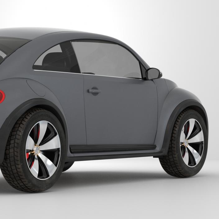 3D Volkswagen Beetle 2016 Simple Interior model