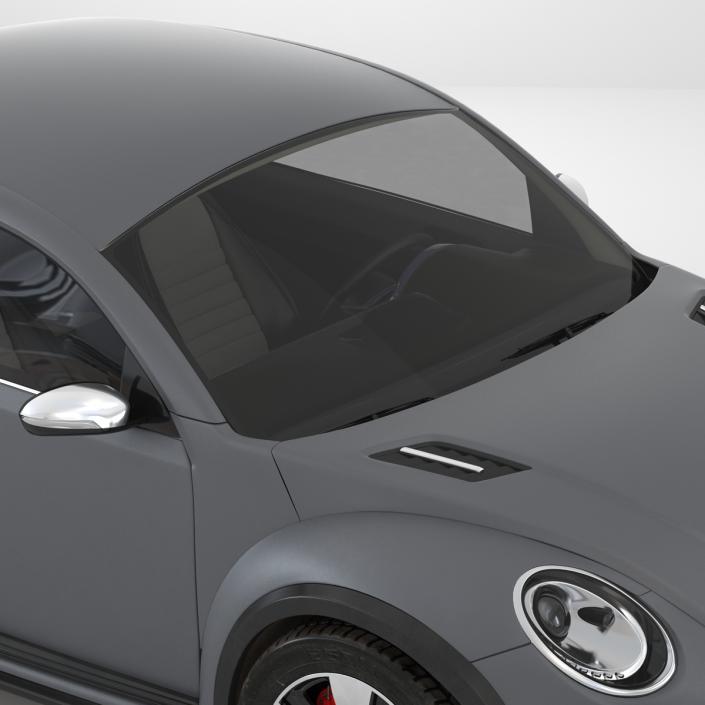 3D Volkswagen Beetle 2016 Simple Interior model