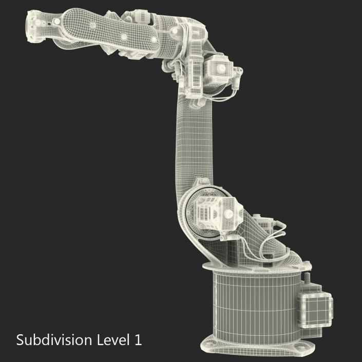 3D Kuka Robot KR-16 arc HW model