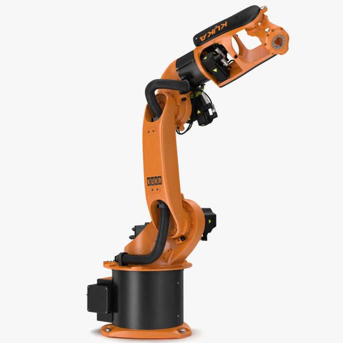 3D model Kuka Robot KR-16 arc HW Rigged