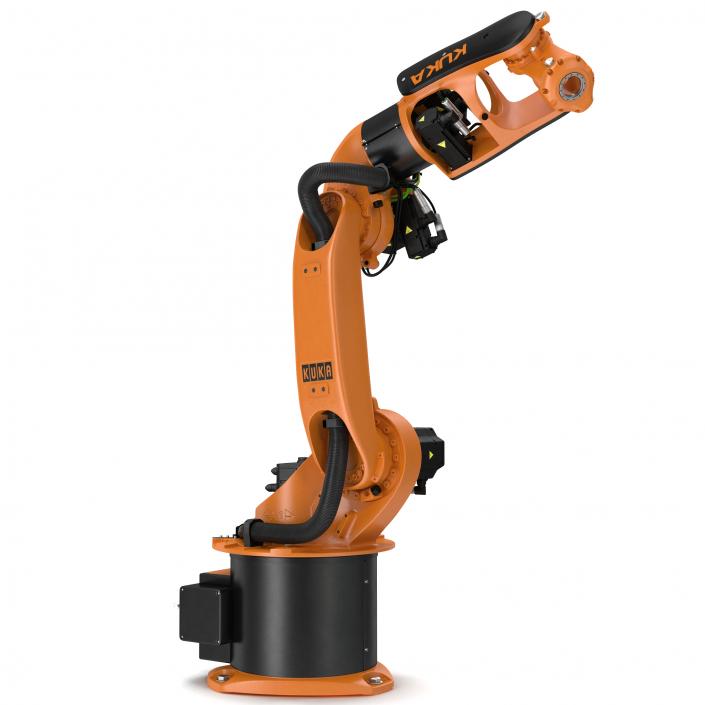 3D model Kuka Robot KR-16 arc HW Rigged