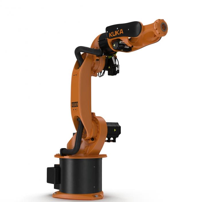 3D model Kuka Robot KR-16 arc HW Rigged