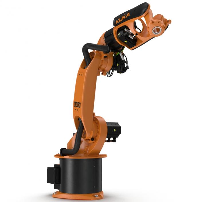 3D model Kuka Robot KR-16 arc HW Rigged