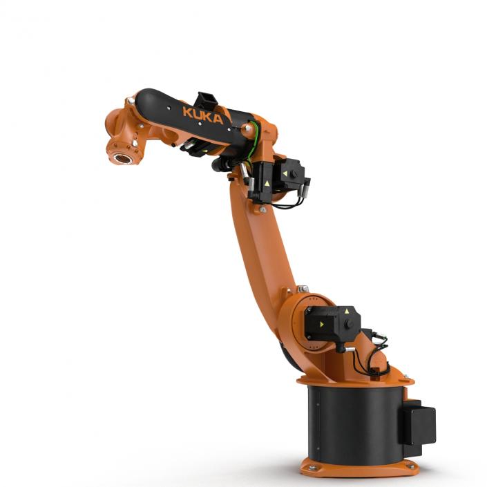 3D model Kuka Robot KR-16 arc HW Rigged