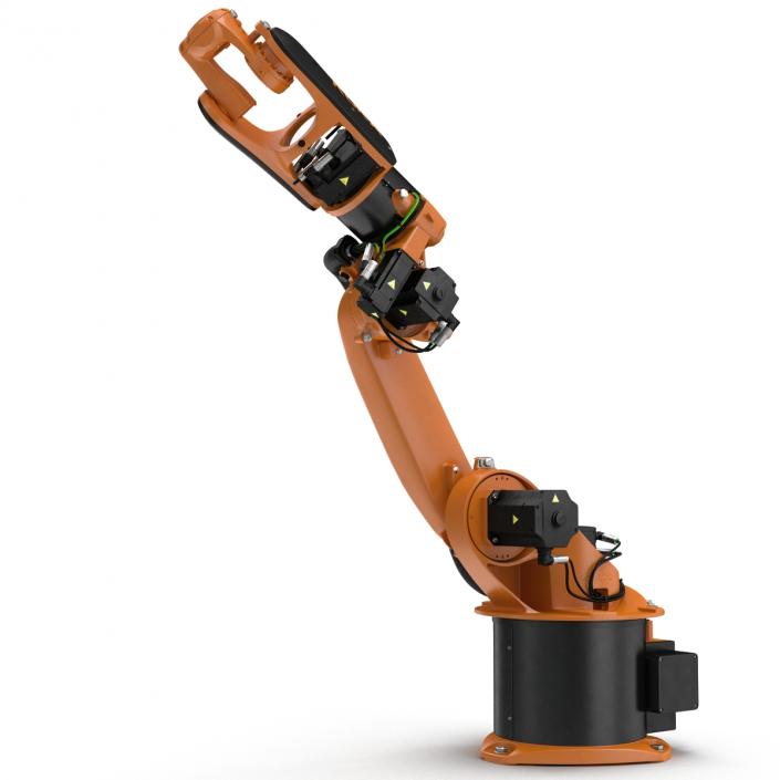 3D model Kuka Robot KR-16 arc HW Rigged