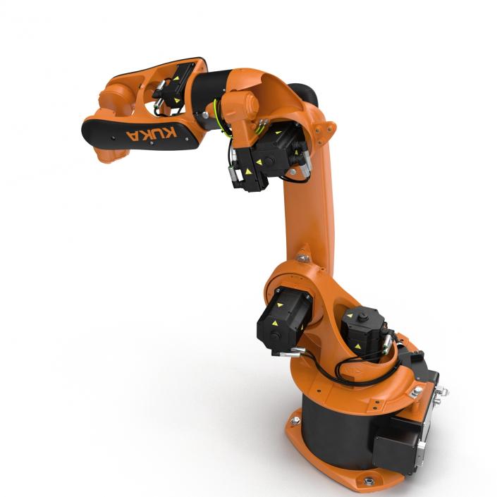 3D model Kuka Robot KR-16 arc HW Rigged