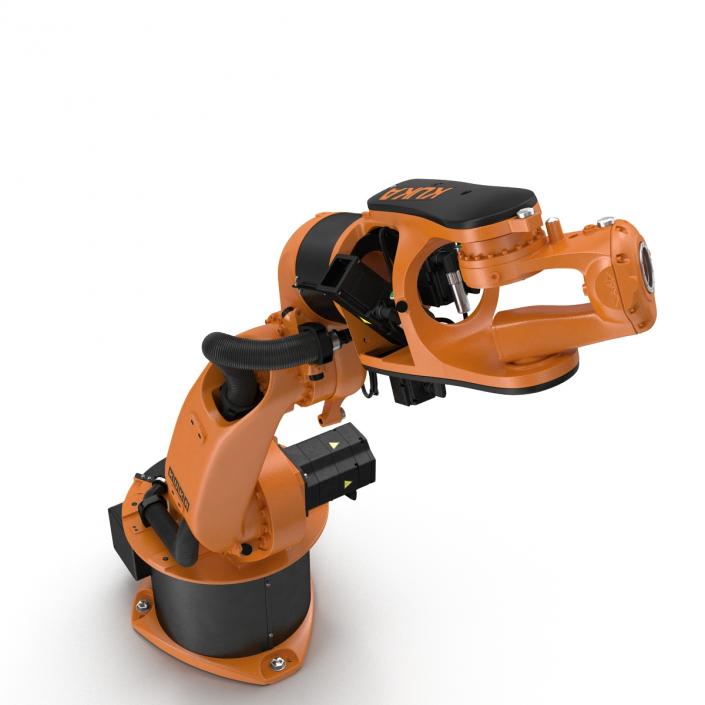 3D model Kuka Robot KR-16 arc HW Rigged