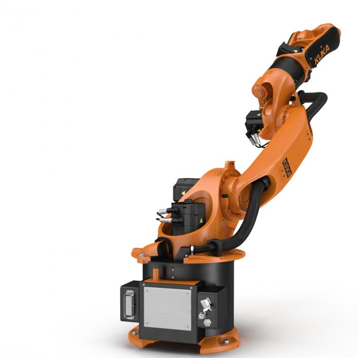 3D model Kuka Robot KR-16 arc HW Rigged