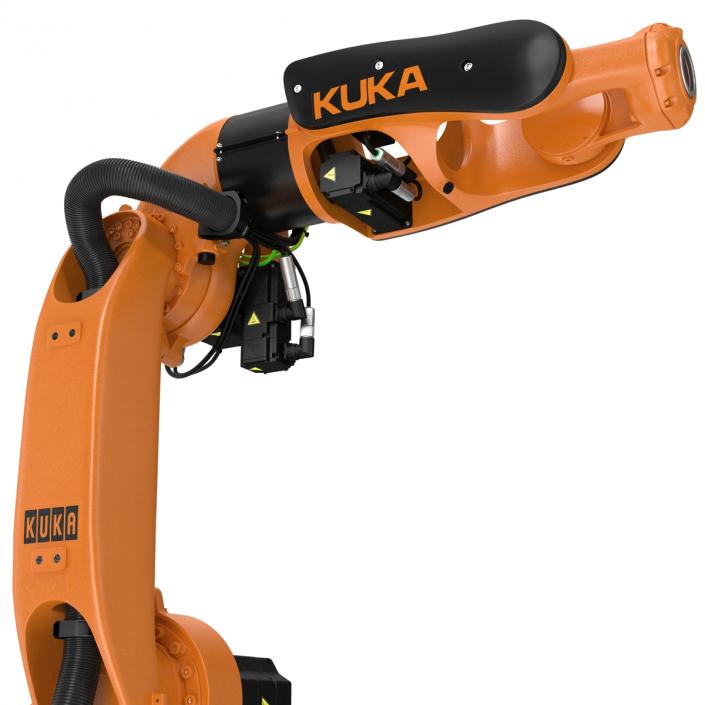 3D model Kuka Robot KR-16 arc HW Rigged