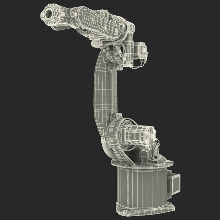 3D model Kuka Robot KR-16 arc HW Rigged