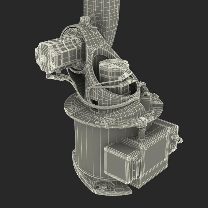 3D model Kuka Robot KR-16 arc HW Rigged