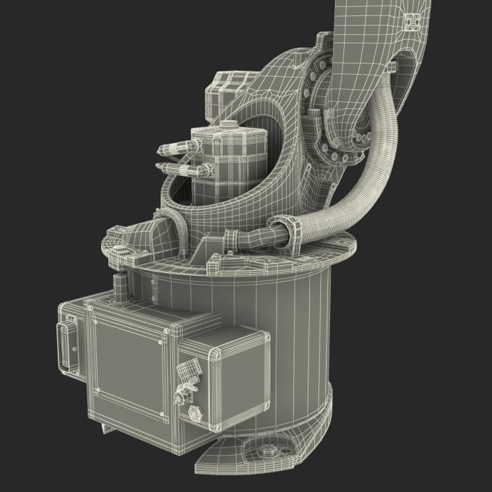 3D model Kuka Robot KR-16 arc HW Rigged