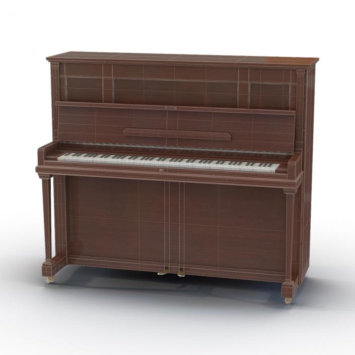 3D Upright Piano model