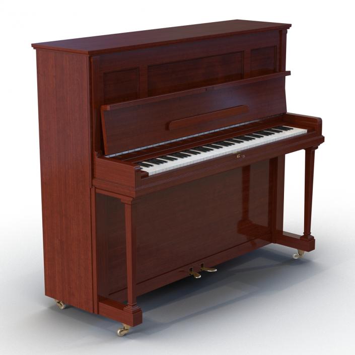 3D Upright Piano model