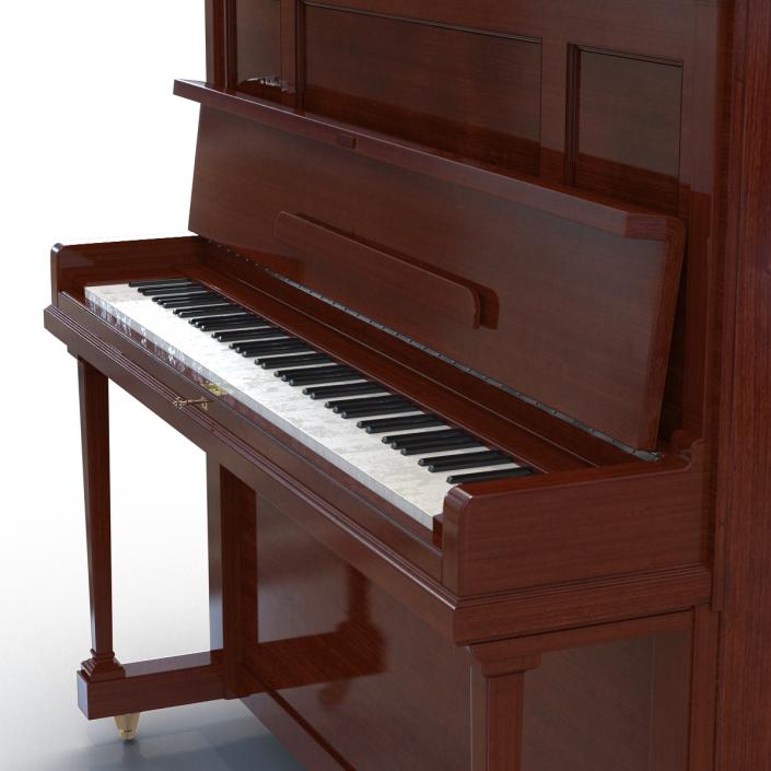 3D Upright Piano model