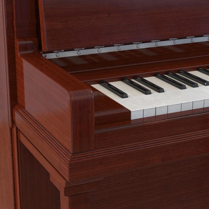 3D Upright Piano model