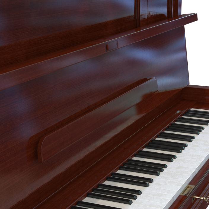 3D Upright Piano model