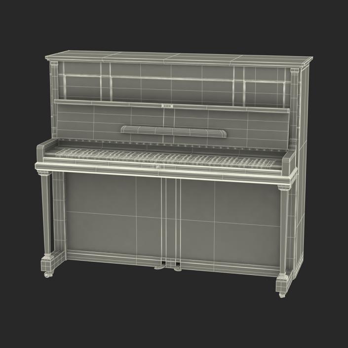 3D Upright Piano model