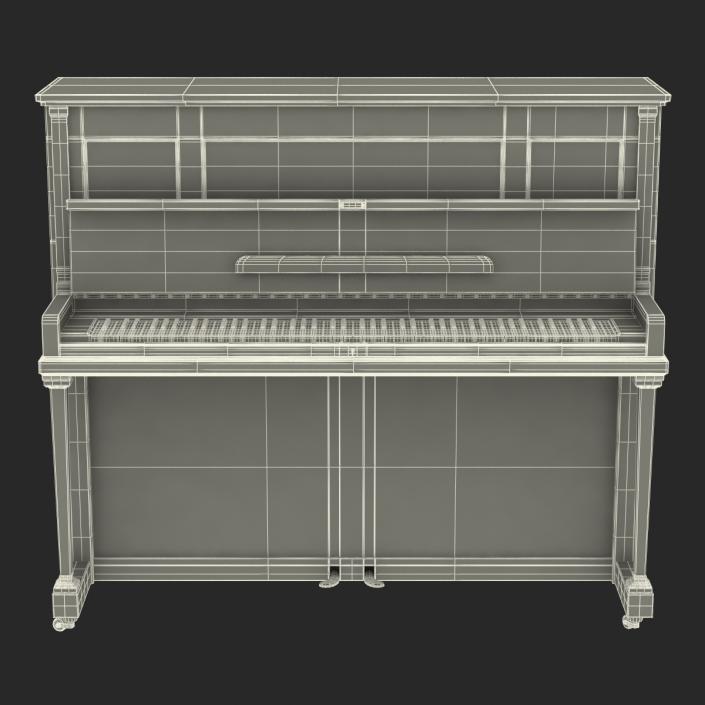 3D Upright Piano model