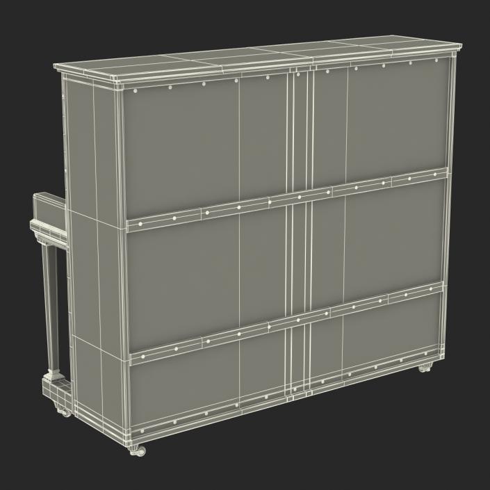 3D Upright Piano model