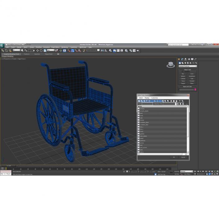 3D model Wheelchair