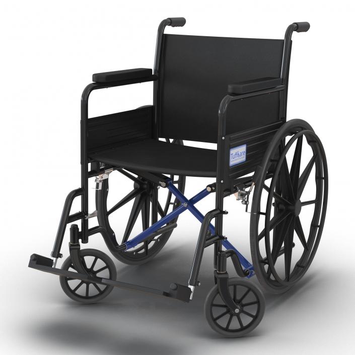 Wheelchair Rigged 3D