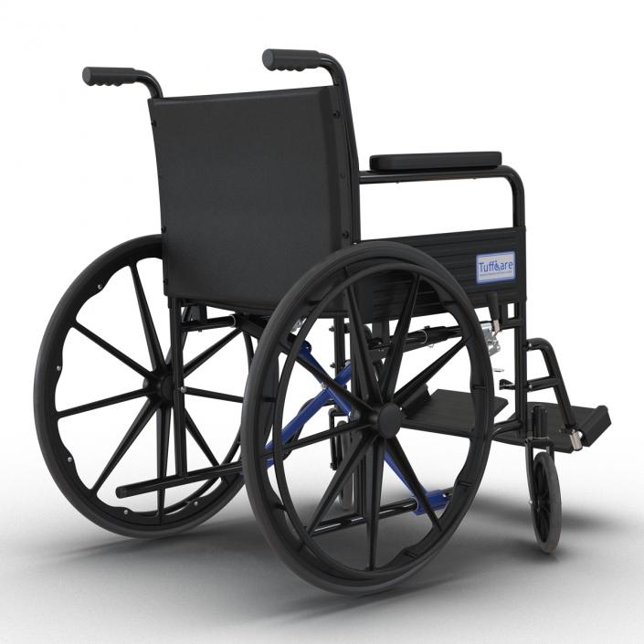 Wheelchair Rigged 3D