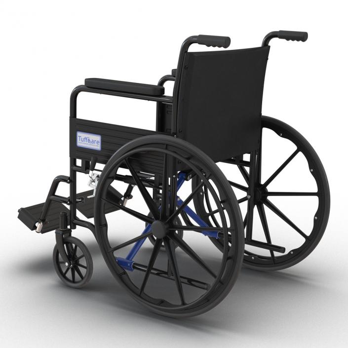 Wheelchair Rigged 3D