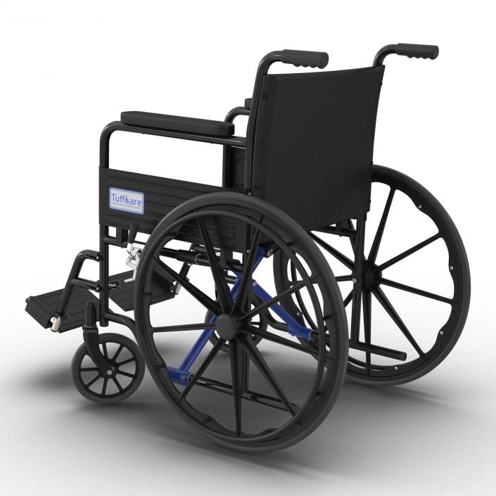 Wheelchair Rigged 3D