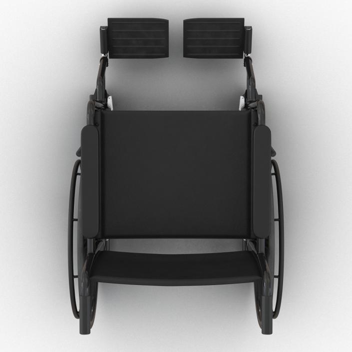 Wheelchair Rigged 3D