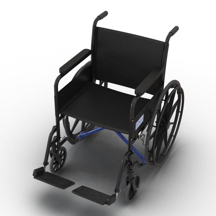 Wheelchair Rigged 3D