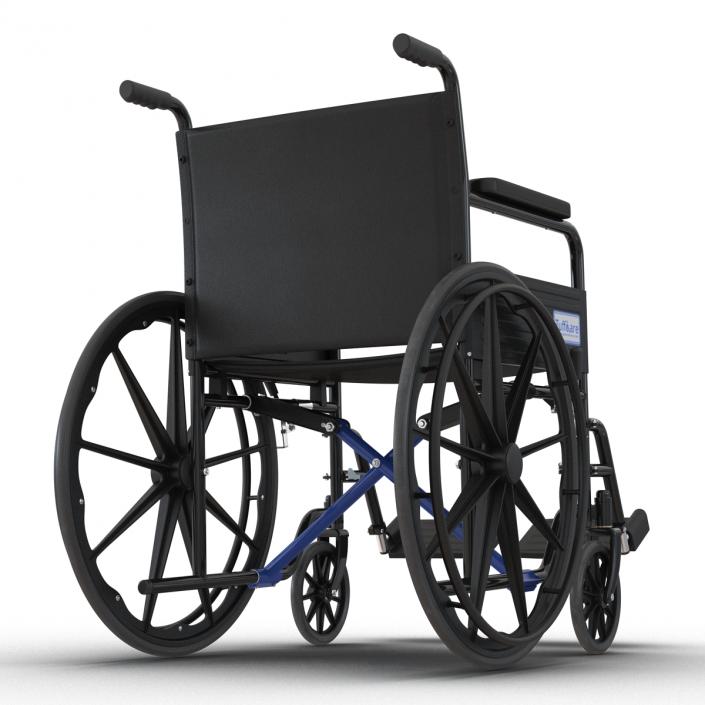 Wheelchair Rigged 3D