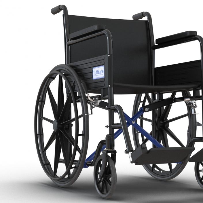 Wheelchair Rigged 3D